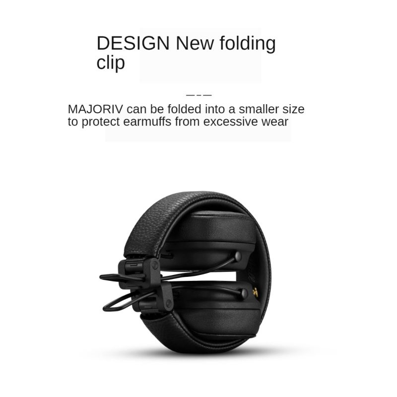 Cuffie Bluetooth wireless Major III MARSHALL design pieghevole bassi profondi ideale per musica gaming e sport con Bluetooth 5.0 e microfono integrato per audio immersivo