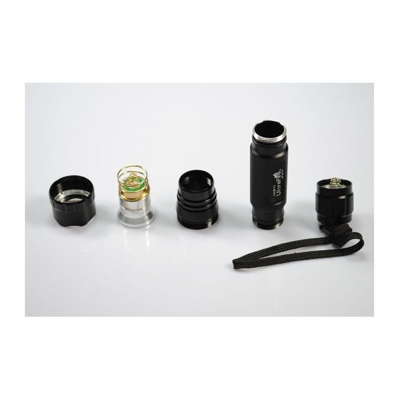 Torcia LED UltraFire WF-501B 1300 Lumen Compatta e Versatile con 5 Modalità per Avventure all'Aperto con Emettitore XML U2 e Cinturino da Trasporto per Sicurezza e Affidabilità