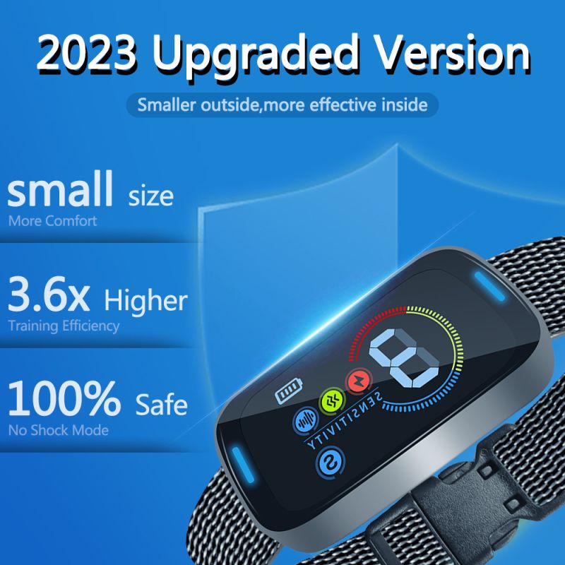 Collare Elettrico Intelligente Antiabbaio T012 con Tecnologia Ultrasuoni Soluzione Innovativa per Fermare Abbaiare Cani Benessere Canino e Controllo Abbaiamento Efficace