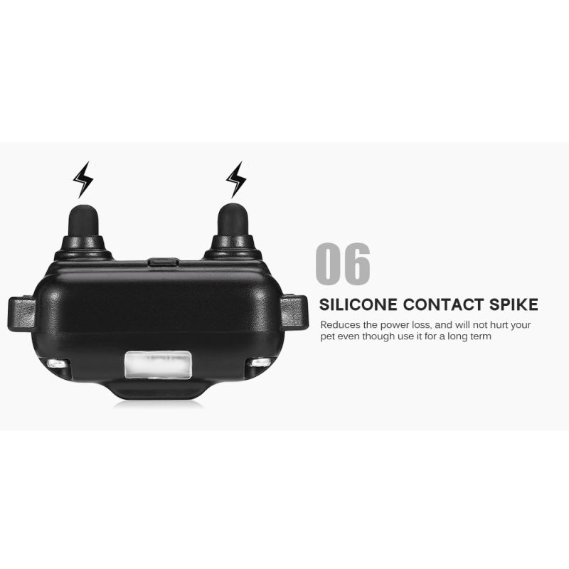 Collare Addestramento Cani Elettrico 800m Impermeabile con Display LCD e Livelli Vibrazione Regolabili per Addestramento Obbedienza all'Aperto di Cani di Tutte le Taglie