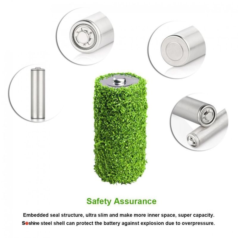 Batterie ricaricabili Soshine 26650 5500mAh Li-ion alta prestazione per torce e vaping fonte di energia affidabile lunga durata confezione da 2 senza effetto memoria protezione PCB