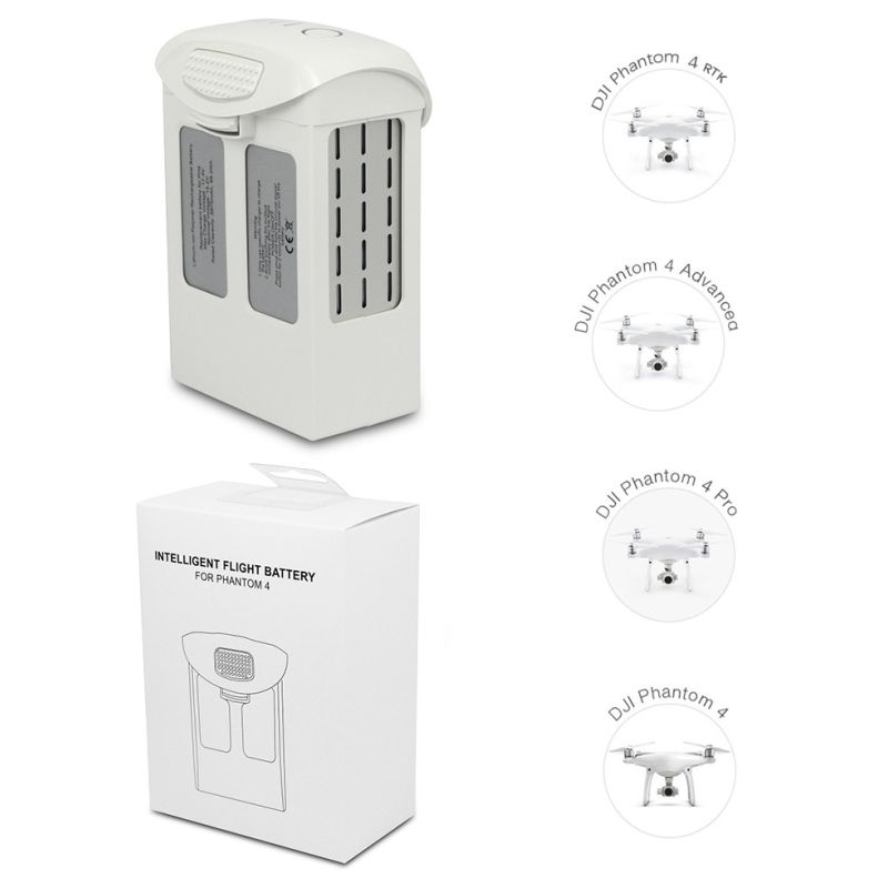 Scopri la Batteria DJI Phantom 4 15.2V 5870mAh LiPo alta capacità per volo affidabile accessori serie Phantom 4 e potenza ottimizzata ideali per fotografia aerea e droni FPV