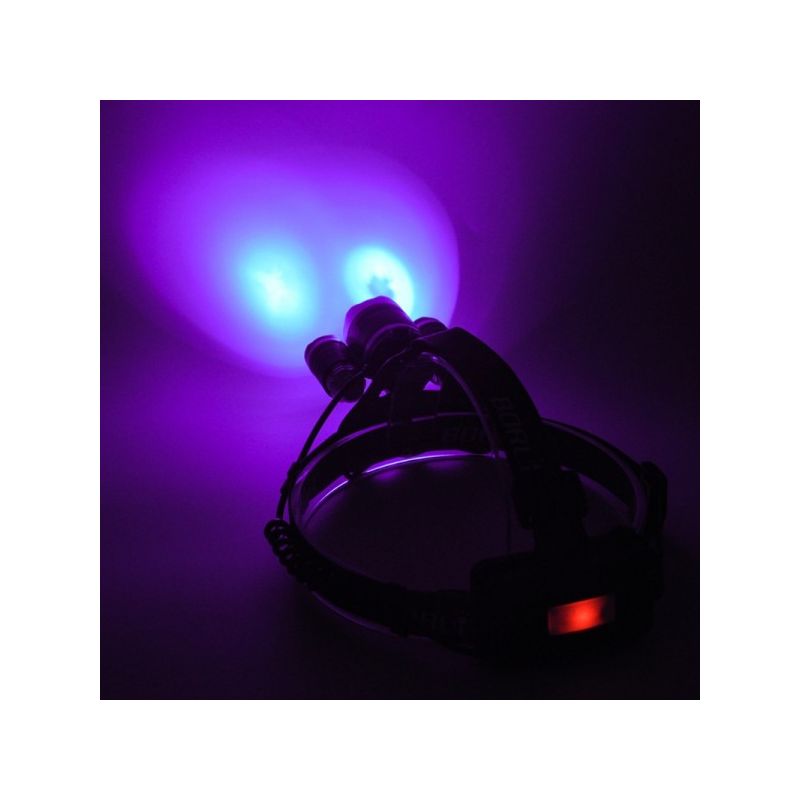 Boruit RJ-3000 lampada frontale LED con 1000 lumen modalità luce multiple faro impermeabile per illuminazione outdoor escursionismo e campeggio attrezzatura avventura nuova condizione