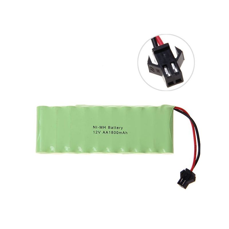 Scopri la Batteria 12V AA 1800mAh Ni-MH con Grande Spina SM Batteria Ecologica ad Alta Capacità ideale per Giocattoli Elettronici e Telecomandi energia sostenibile e applicazioni versatili