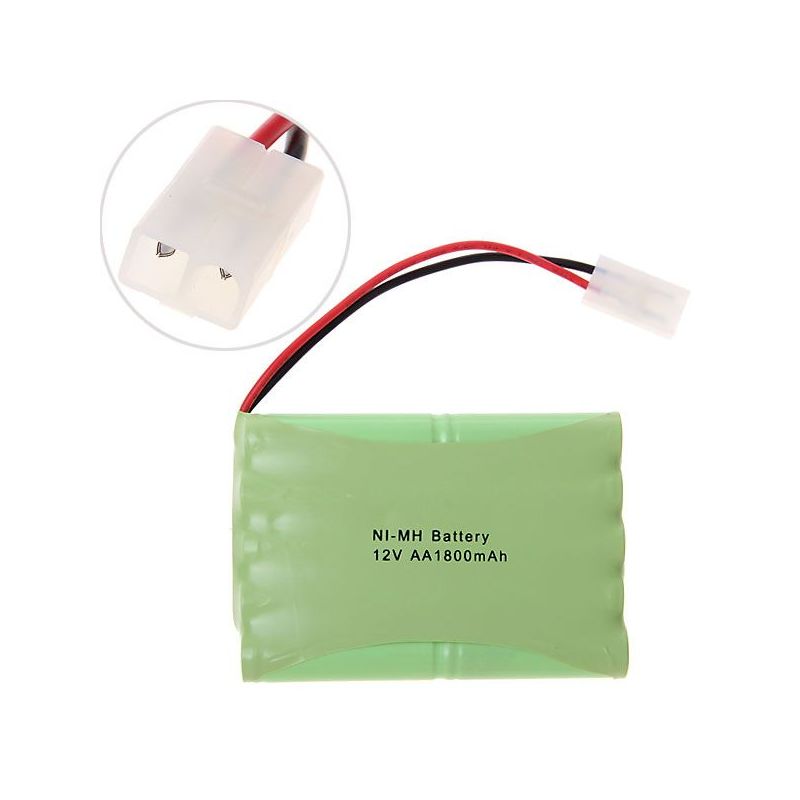 Batteria Ricaricabile Ni-MH 12V AA 1800mAh Alta Capacità ecocompatibile per dispositivi domestici riduzione impronta di carbonio prestazioni stabili senza effetto memoria