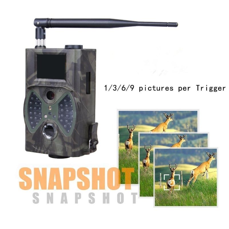Fotocamera da caccia HC-300M 12MP visione notturna 1080p con rilevamento del movimento monitoraggio della fauna e osservazione natura archiviazione versatile su scheda TF capacità video
