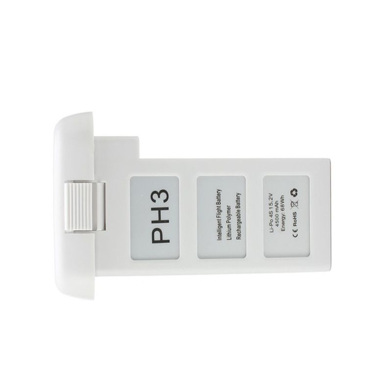 Batteria drone DJI Phantom 3 4500mAh 15.2V 4S LiPo tempo di volo lungo con caratteristiche di sicurezza avanzate ideale per fotografia aerea e riprese cinematiche esperienza aerea ottimale