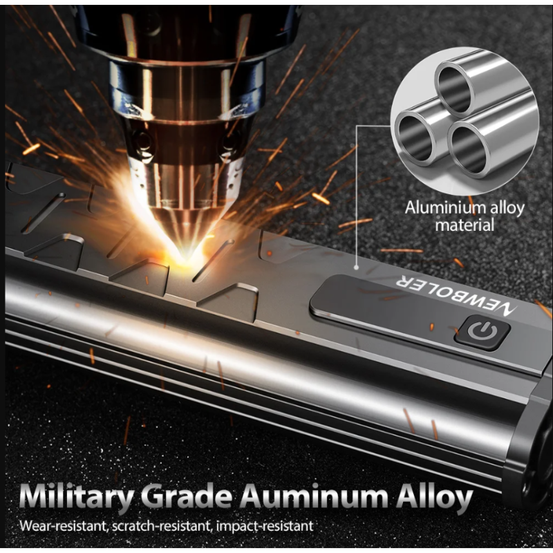 NITEBEAM Luce Anteriore Bicicletta 10000 Lumen Ultra-luminosa Impermeabile MTB e Strada 10000mAh USB Ricarica Modalità di Illuminazione Visibilità Sicurezza Accessori per Bici