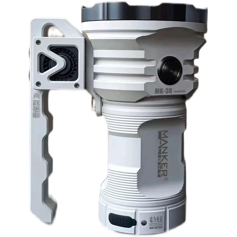 Manker MK38 Torcia LED 8x XHP70.2 41500 Lumen Illuminazione Multiuso Proiettore Portatile Alta Luminosità Lunga Distanza di Proiezione Torcia Da Campeggio e Emergenza