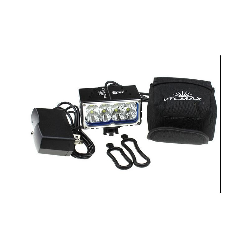 VICMAX 8L2 Faro Bicicletta 10000 Lumen LED Impermeabile IP65 Montaggio Versatile Modalità Operative per Sicurezza Notturna e Avventura in Condizioni Meteo Avverse