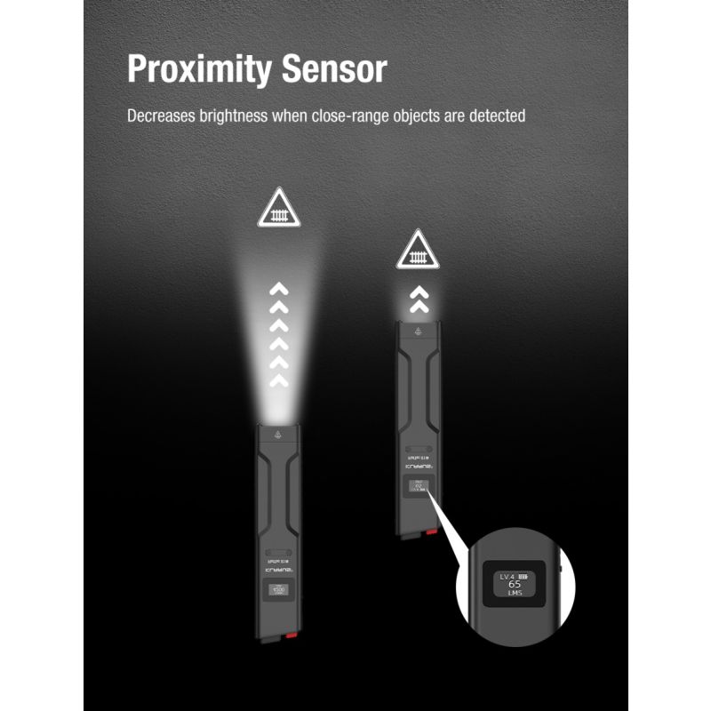 torcia tattica ultrasottile Klarus X1 4200LM, Luminus SST-70 LED per esterni, torcia di emergenza EDC