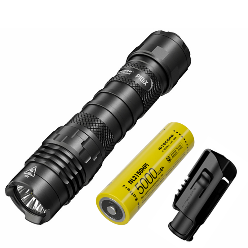 Scopri la Nitecore P10iX torcia LED 4000 lumen potente e tattica per forze dell'ordine e outdoor distanza fascio 158 metri lunga autonomia compatibilità batterie multiple nuova promozione