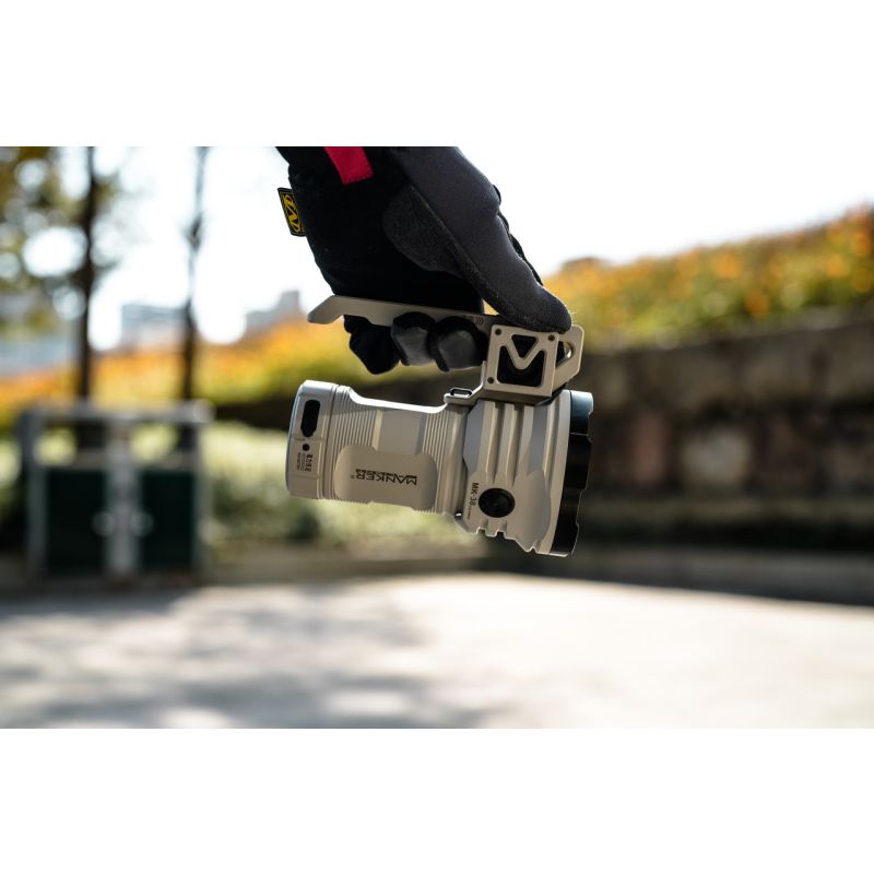 Manker MK38 Torcia LED 8x XHP70.2 41500 Lumen Illuminazione Multiuso Proiettore Portatile Alta Luminosità Lunga Distanza di Proiezione Torcia Da Campeggio e Emergenza