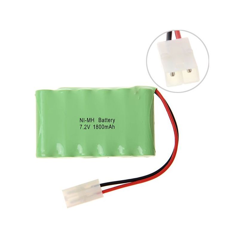 Batteria ricaricabile Ni-MH 6 AA 7.2V 1800mAh