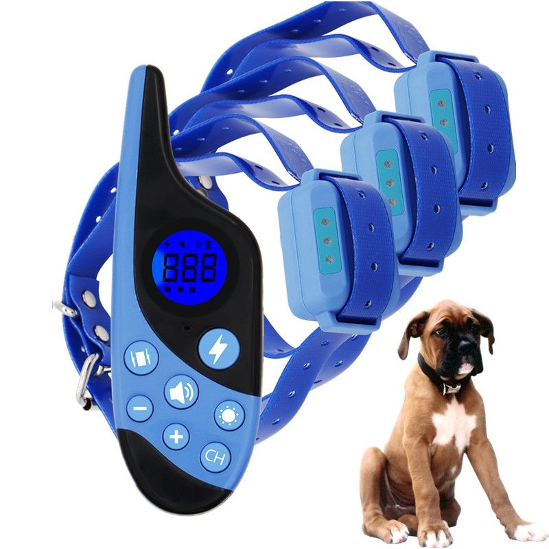 Collare Elettronico per Cani 2021 con Telecomando 500m e Collare Impermeabile Ideale per Addestramento Obbedienza Cani Supporto Multi-Cane Ricarica USB Facile e Veloce