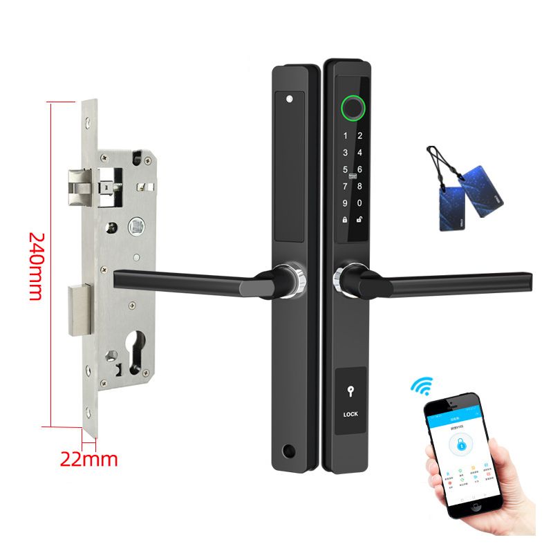 Lucchetto intelligente impermeabile porta a codice in lega di alluminio tagliata a ponte per serratura per esterno sicurezza moderna con opzioni di sblocco multiple compatibile con app TTLock