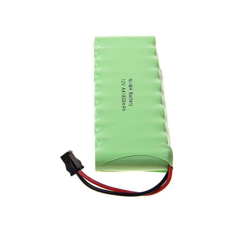 Batteria Ni-MH AA Big SM Plug 12V 1800mAh per Giocattoli e Altro - Pacchetto di Ricambio Potente