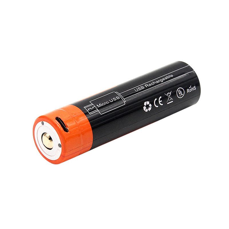 Batteria Ricaricabile 18650 2600mAh 3.7V Micro USB Fonte di Energia Portatile Alta Densità Energetica per Dispositivi Elettronici Lunga Durata Materiali di Qualità Prestazioni Affidabili
