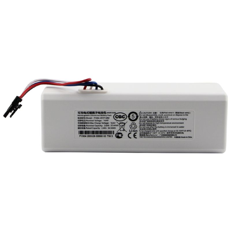 Scopri Batteria Originale Robot 1C P1904-4S1P-MM per Xiaomi Mijia Mi Aspirapolvere Alta Capacità 37.44Wh Limite Tensione 16.6V Accessori per Aspirapolvere Soluzioni di Pulizia Efficienti
