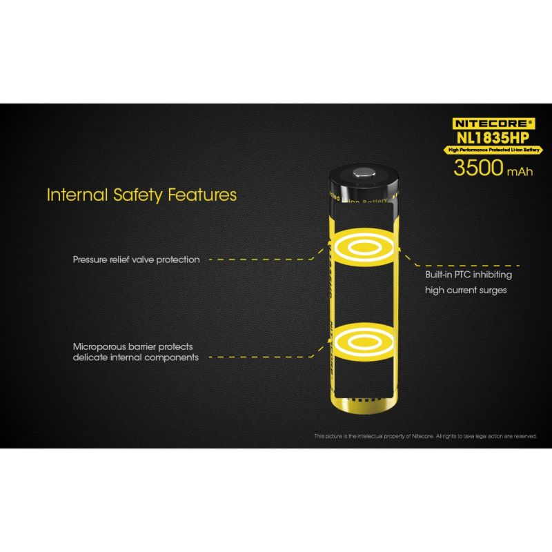 Scopri la Nitecore NL1835HP Batteria 18650 3500mAh Alta Capacità Prestazioni per Dispositivi ad Alto Scarico Carica Efficiente Energia Robusta Appassionati Outdoor Gadget Teconologici