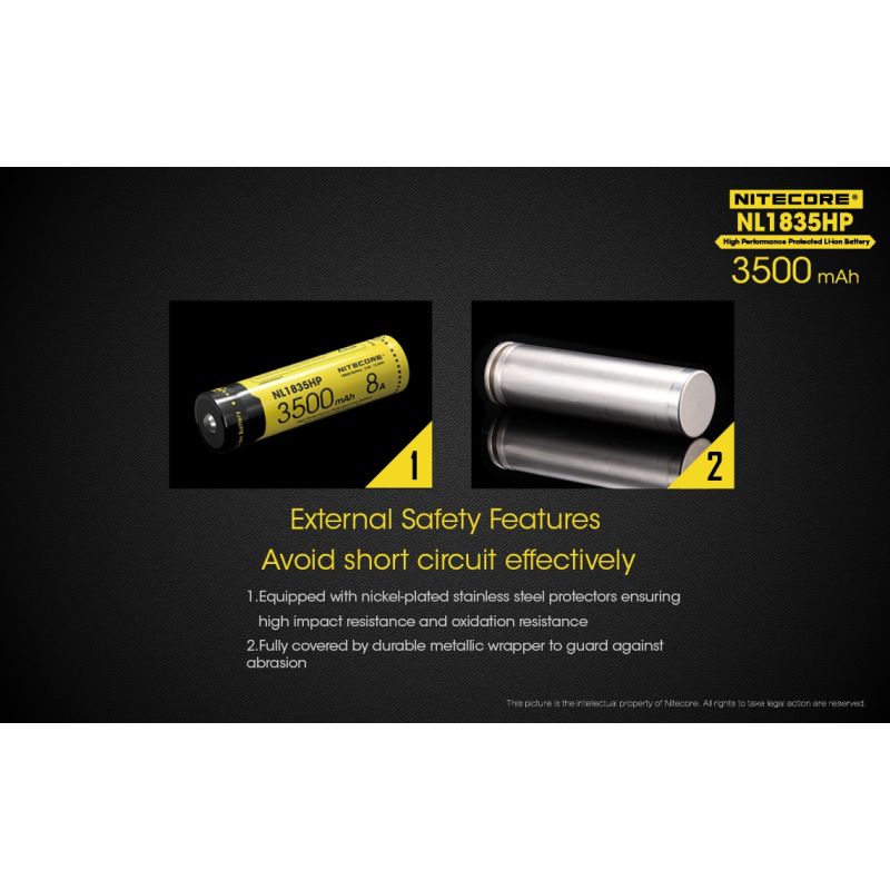 Scopri la Nitecore NL1835HP Batteria 18650 3500mAh Alta Capacità Prestazioni per Dispositivi ad Alto Scarico Carica Efficiente Energia Robusta Appassionati Outdoor Gadget Teconologici