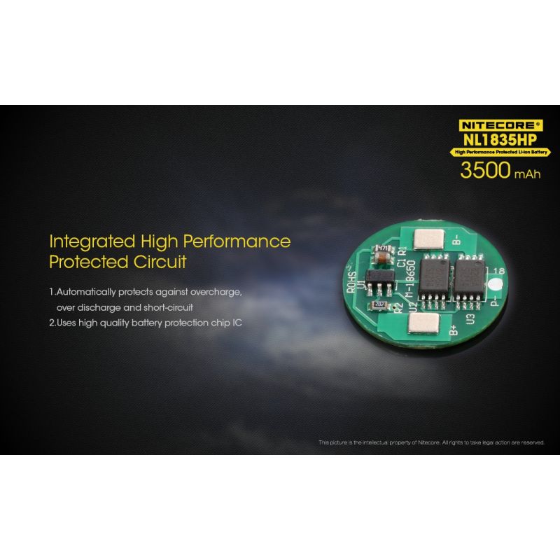 Scopri la Nitecore NL1835HP Batteria 18650 3500mAh Alta Capacità Prestazioni per Dispositivi ad Alto Scarico Carica Efficiente Energia Robusta Appassionati Outdoor Gadget Teconologici
