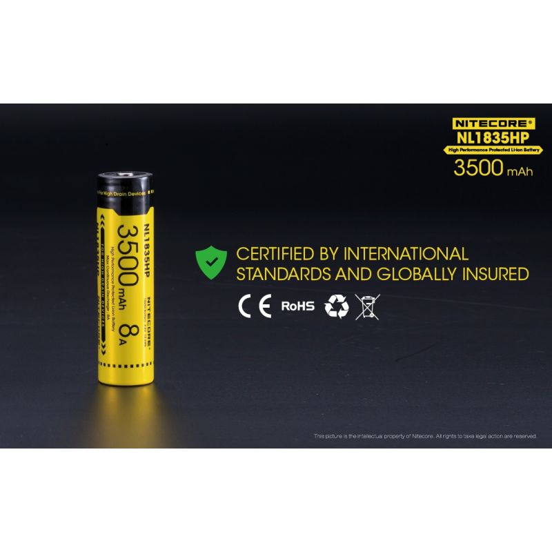 Scopri la Nitecore NL1835HP Batteria 18650 3500mAh Alta Capacità Prestazioni per Dispositivi ad Alto Scarico Carica Efficiente Energia Robusta Appassionati Outdoor Gadget Teconologici
