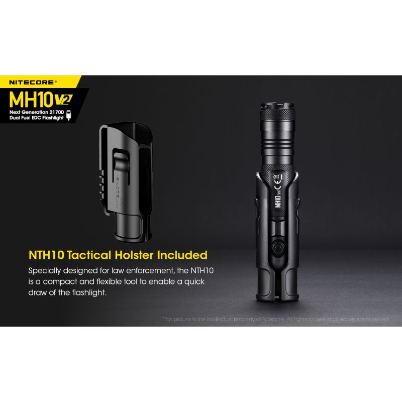 NITECORE MH10 V2 Torcia LED XP-L2 V6 1200 Lumen Ricarica USB-C Design Compatto Batteria 21700 Alta Qualità Ottime per Avventure Outdoor Torcia Durevole e Affidabile Acquisti Online
