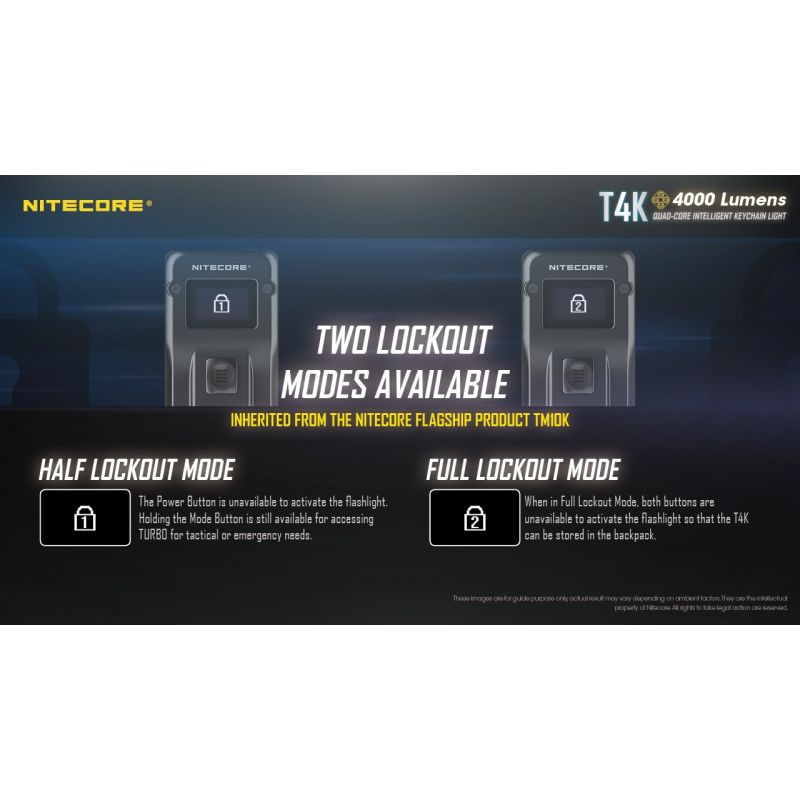 Nitecore T4K torcia portachiavi 4000 lumen LED XP-L2 V6 ricarica USB-C torcia portatile illuminazione affidabile ideale per escursioni torcia compatta per avventure quotidiane