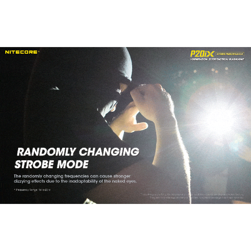 Nitecore P20iX Torcia Tattica 4000 Lumen con 4 x XP-L2 V6 LED USB-C Leggera per Emergenti e Outdoor Tecnologia Ottica di Precisione Modalità Stroboscopica