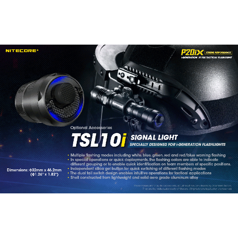 Nitecore P20iX Torcia Tattica 4000 Lumen con 4 x XP-L2 V6 LED USB-C Leggera per Emergenti e Outdoor Tecnologia Ottica di Precisione Modalità Stroboscopica