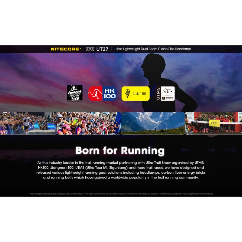 Nitecore UT27 Faro LED 520 Lumen Doppia Illuminazione per Avventurieri Alta Performance Outdoor e Escursionismo Autonomia Prolungata e Sicurezza in Ambienti Esterni Alta Visibilità