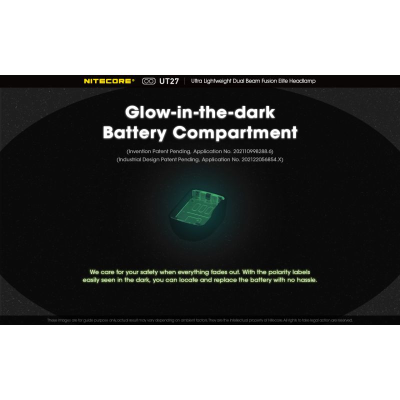 Nitecore UT27 Faro LED 520 Lumen Doppia Illuminazione per Avventurieri Alta Performance Outdoor e Escursionismo Autonomia Prolungata e Sicurezza in Ambienti Esterni Alta Visibilità