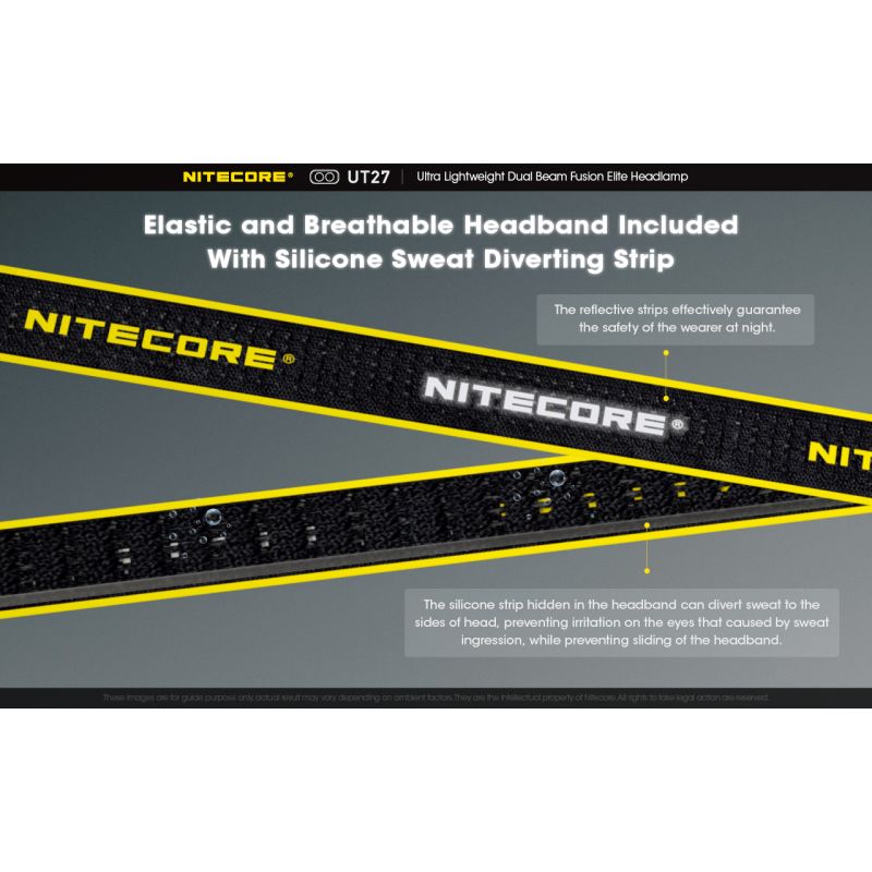 Nitecore UT27 Faro LED 520 Lumen Doppia Illuminazione per Avventurieri Alta Performance Outdoor e Escursionismo Autonomia Prolungata e Sicurezza in Ambienti Esterni Alta Visibilità