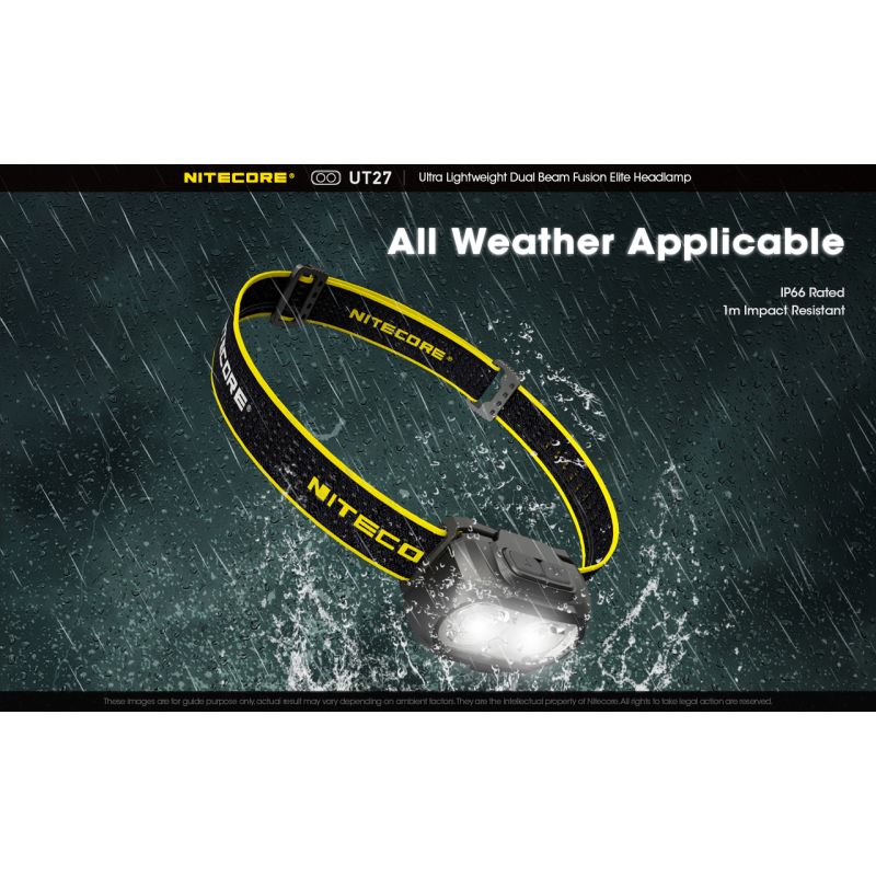 Nitecore UT27 Faro LED 520 Lumen Doppia Illuminazione per Avventurieri Alta Performance Outdoor e Escursionismo Autonomia Prolungata e Sicurezza in Ambienti Esterni Alta Visibilità