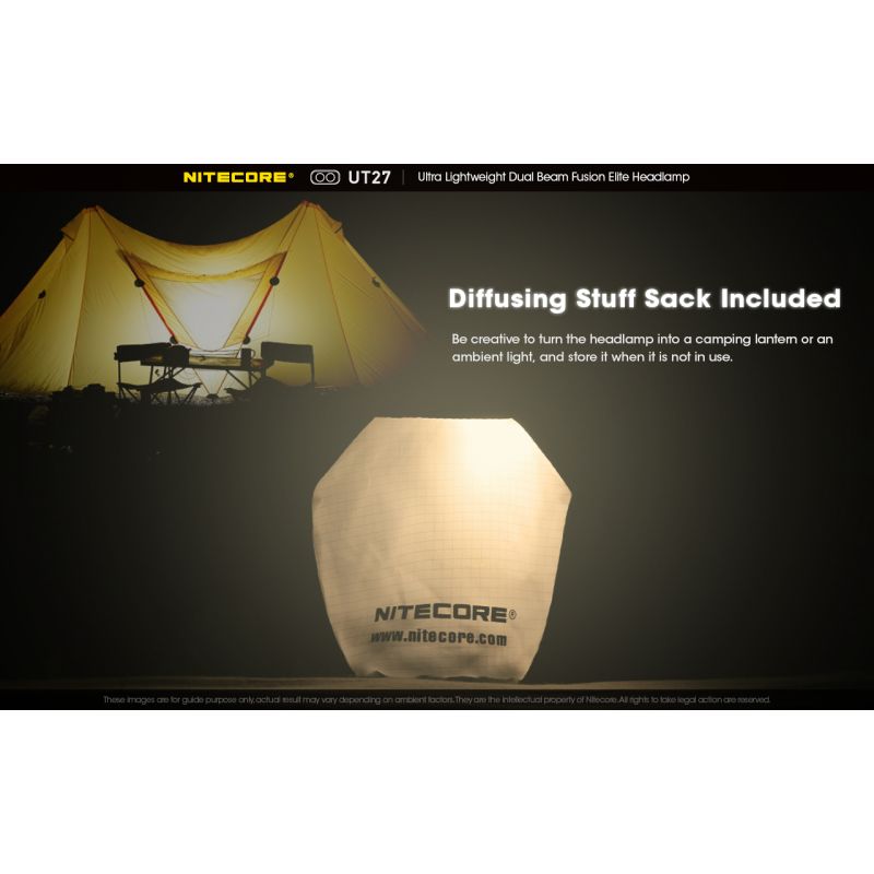 Nitecore UT27 Faro LED 520 Lumen Doppia Illuminazione per Avventurieri Alta Performance Outdoor e Escursionismo Autonomia Prolungata e Sicurezza in Ambienti Esterni Alta Visibilità