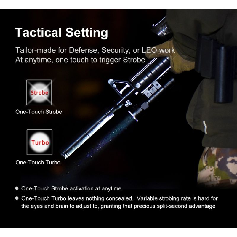 Scopri Klarus XT11GT PRO V2.0 torcia impermeabile da 3300 lumen ricaricabile USB-C ideale per outdoor ed emergenze design resistente con Luminus SST-70 illuminazione affidabile