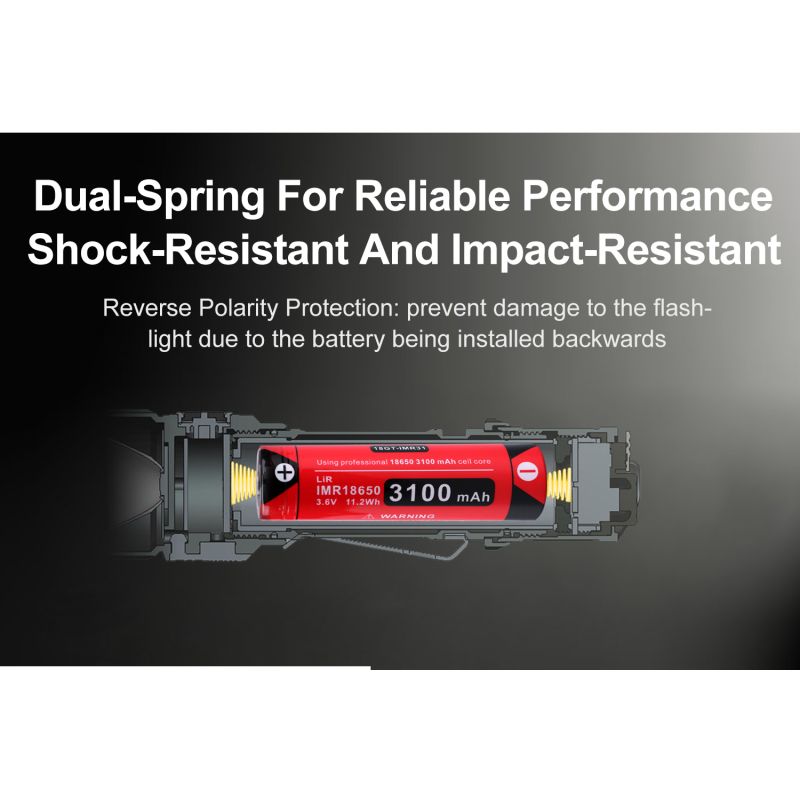 Scopri Klarus XT11GT PRO V2.0 torcia impermeabile da 3300 lumen ricaricabile USB-C ideale per outdoor ed emergenze design resistente con Luminus SST-70 illuminazione affidabile