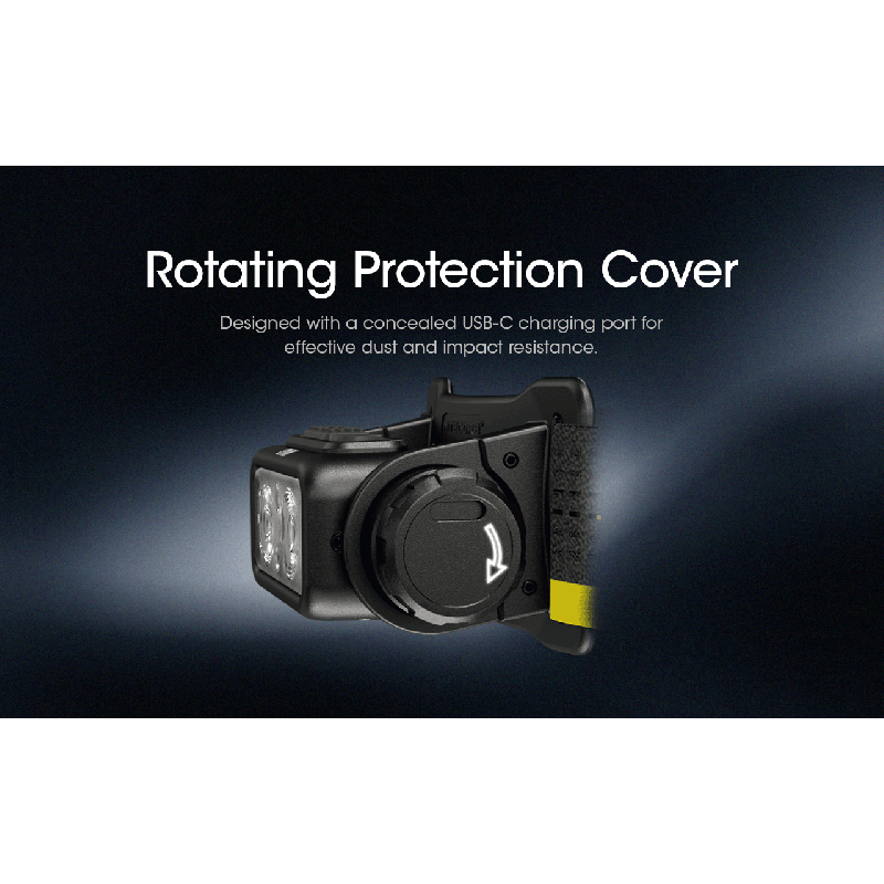 NITECORE NU43 torcia frontale ricaricabile 1400 lumen luce bianca e rossa batteria 3400mAh illuminazione potente per campeggio all'aperto e escursioni attrezzatura essenziale