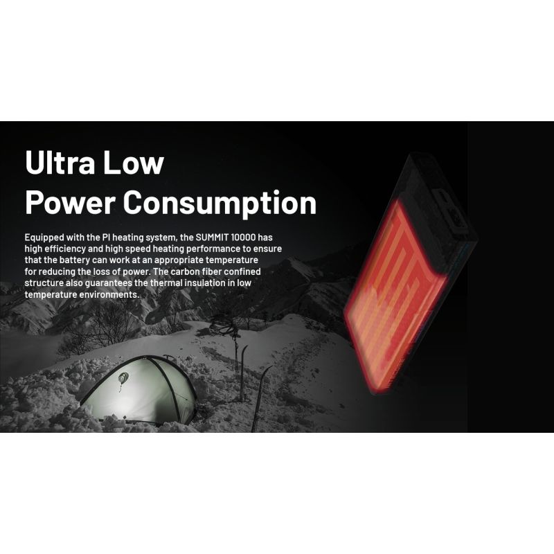 Nitecore Summit 10000 Power Bank | Freddo Estremo, Carica Rapida | Outdoor, Campeggio, Viaggi!