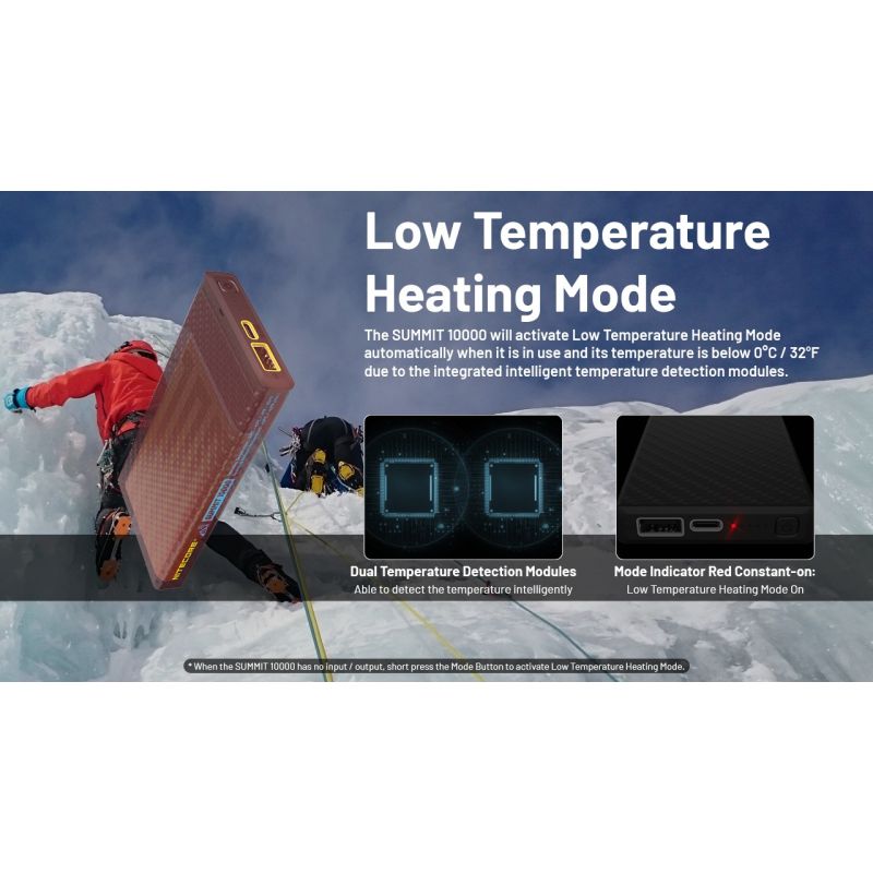 Nitecore Summit 10000 Power Bank | Freddo Estremo, Carica Rapida | Outdoor, Campeggio, Viaggi!
