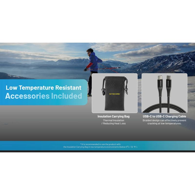 Nitecore Summit 10000 Power Bank | Freddo Estremo, Carica Rapida | Outdoor, Campeggio, Viaggi!