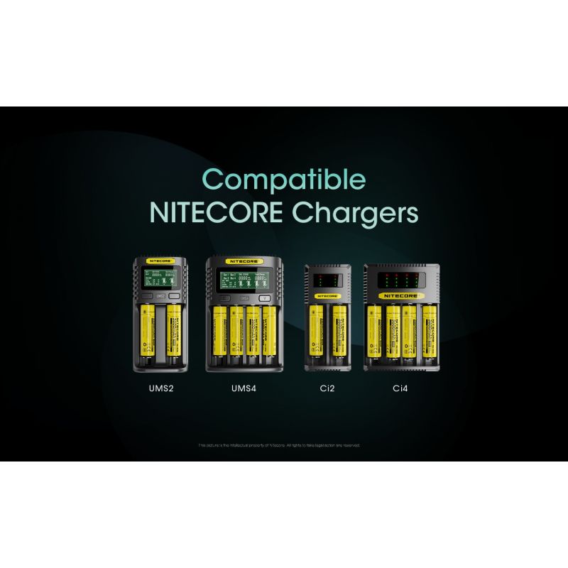 Nitecore 18650 NL1836 3600mAh Li-ion Batteria Ricaricabile per Torce | Alta Capacità