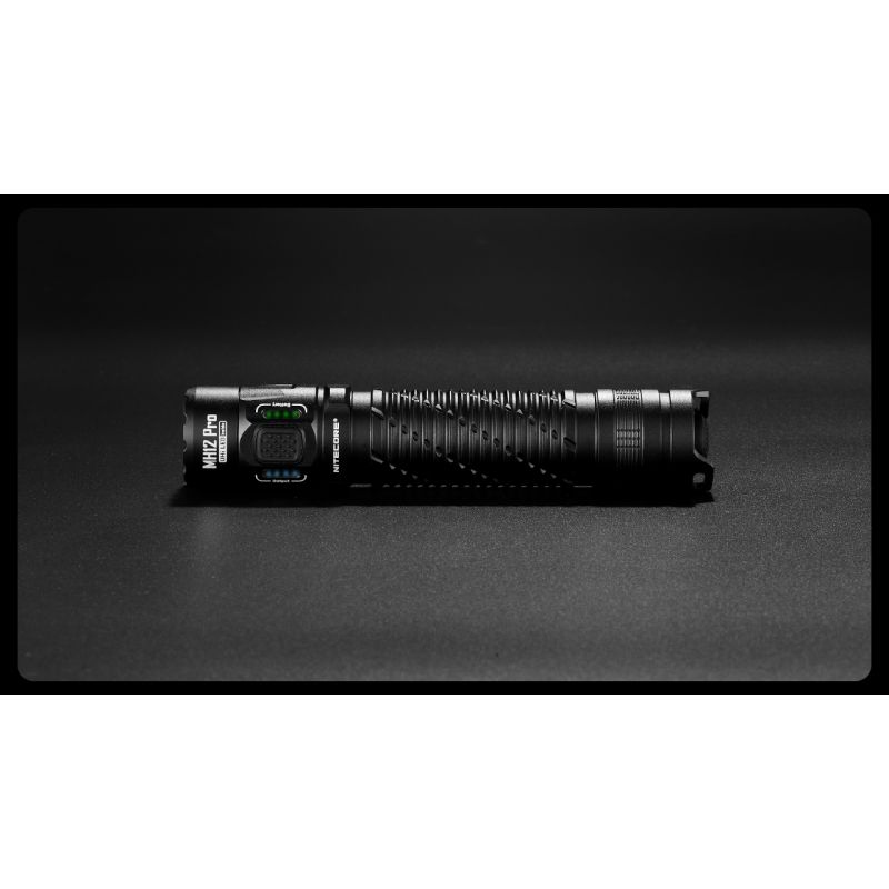 Torcia ricaricabile USB-C Nitecore MH12 Pro 3300 Lumen alta luminosità per avventure all'aperto distanza del raggio 505m escursioni notturne e preparazione per emergenze