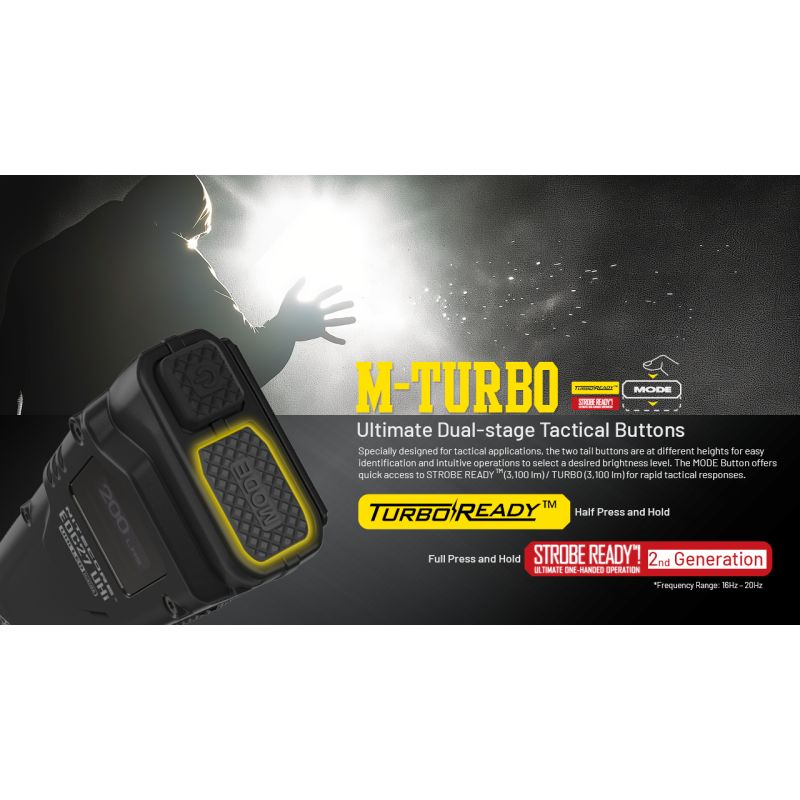 Torcia Ricaricabile USB-C NITECORE EDC27 UHi 3100 Lumen Alta Luminosità per Outdoor Torcia LED Compatta e Potente con Raggio di 305 Metri Ideale per Campeggio ed Emergenze