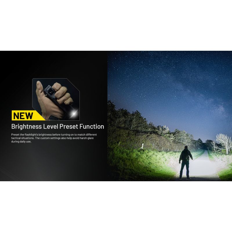 Torcia Ricaricabile USB-C NITECORE EDC27 UHi 3100 Lumen Alta Luminosità per Outdoor Torcia LED Compatta e Potente con Raggio di 305 Metri Ideale per Campeggio ed Emergenze