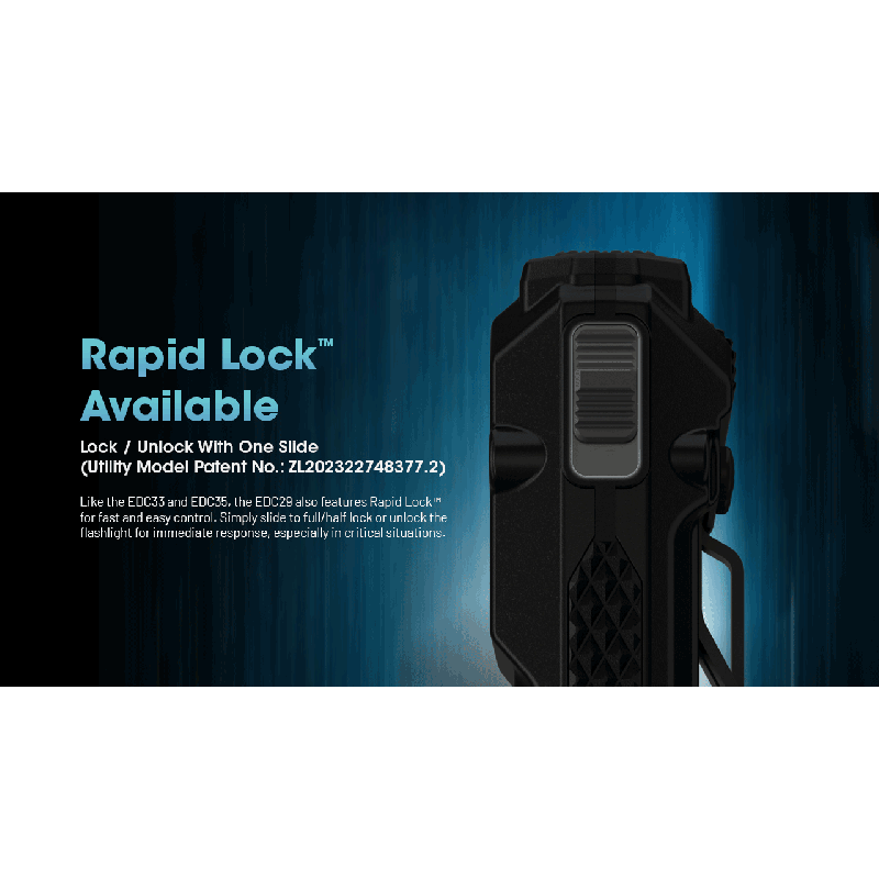 NITECORE EDC29 Torcia Portatile 6500 Lumen Ricaricabile USB-C con Visibilità a Lungo Raggio Livelli di Luminosità Regolabili per Avventure all'Aperto e Uso Urbano Affidabile e Versatile