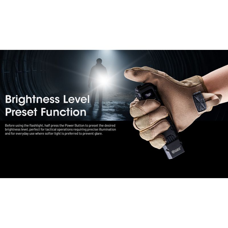 NITECORE EDC29 Torcia Portatile 6500 Lumen Ricaricabile USB-C con Visibilità a Lungo Raggio Livelli di Luminosità Regolabili per Avventure all'Aperto e Uso Urbano Affidabile e Versatile