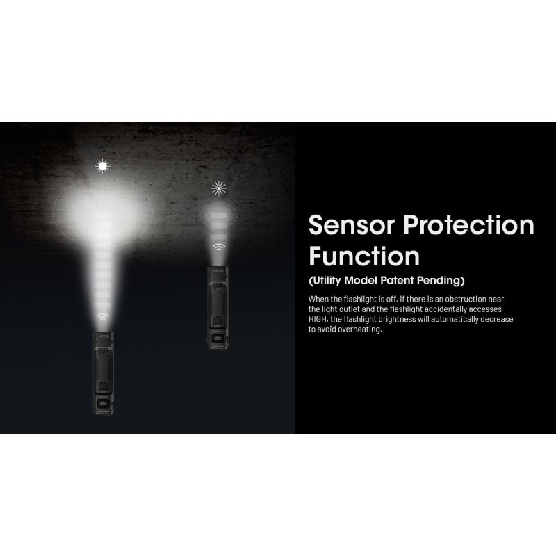 NITECORE EDC29 Torcia Portatile 6500 Lumen Ricaricabile USB-C con Visibilità a Lungo Raggio Livelli di Luminosità Regolabili per Avventure all'Aperto e Uso Urbano Affidabile e Versatile