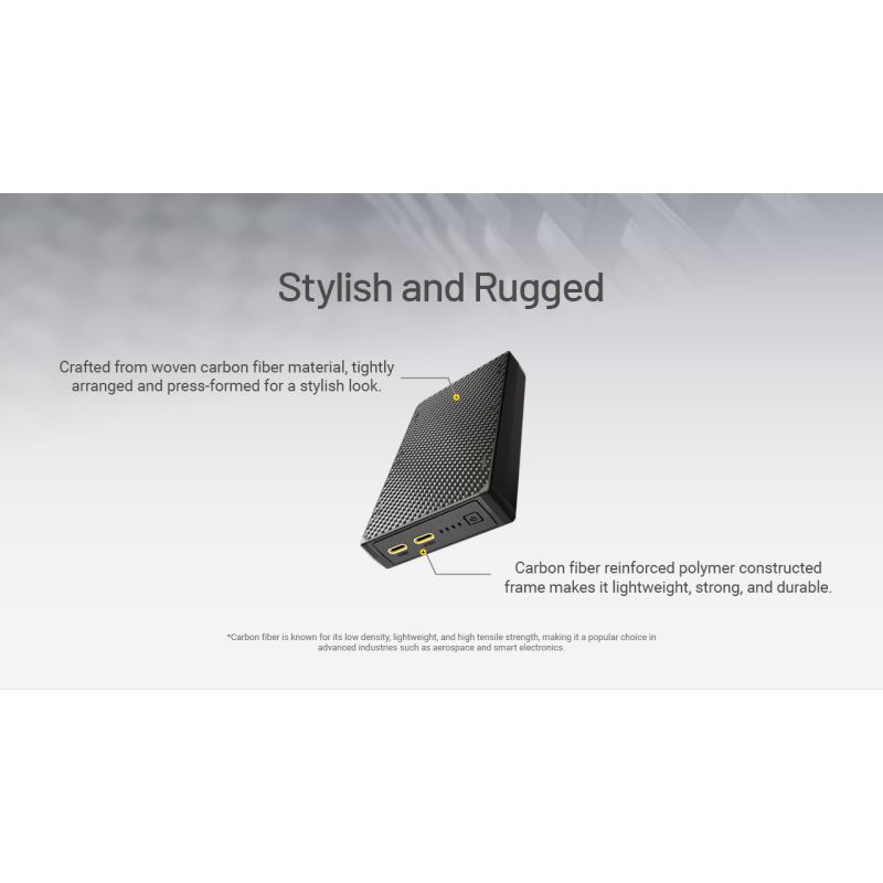 Nitecore NB20000 Gen3 QC Power Bank 20000mAh doppie porte USB-C ricarica veloce caricatore portatile leggero soluzione di potenza alta capacità per accessori elettronici